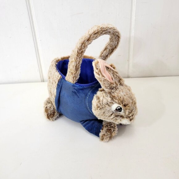 Dan Dee Peter Rabbit Plush Bunny Basket With Handle - Picture 1 of 7